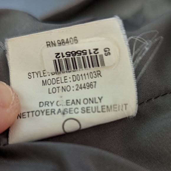 THEORY Women's Blazer Suit Jacket Gray RN# 98406 Lined; Cotton Blend; Size 00 - Picture 5 of 8